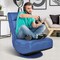 5-Position Folding Floor Gaming Chair with 360 Degrees Swivel Base Suitable for Any Room
